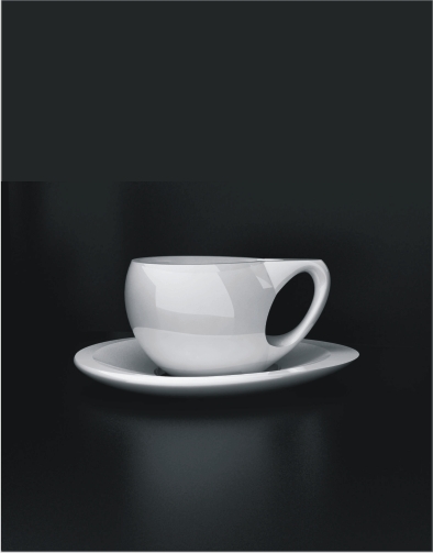 Andy C Pod Porcelain Teacup & Saucer